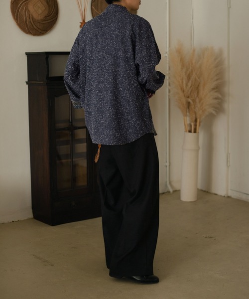 「epnok」 長袖シャツ MEDIUM ブルー メンズ_画像4