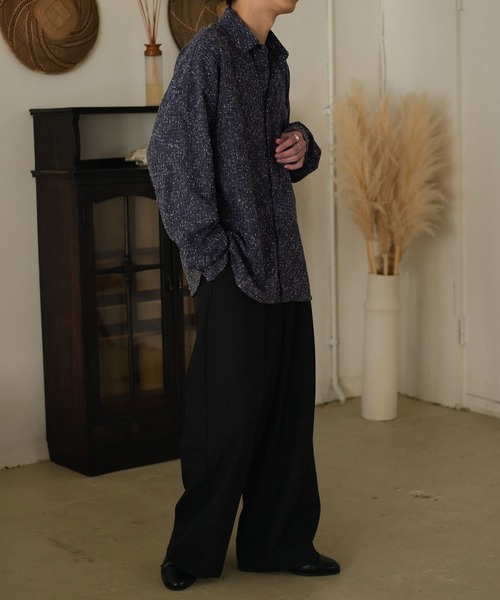 「epnok」 長袖シャツ MEDIUM ブルー メンズ_画像5