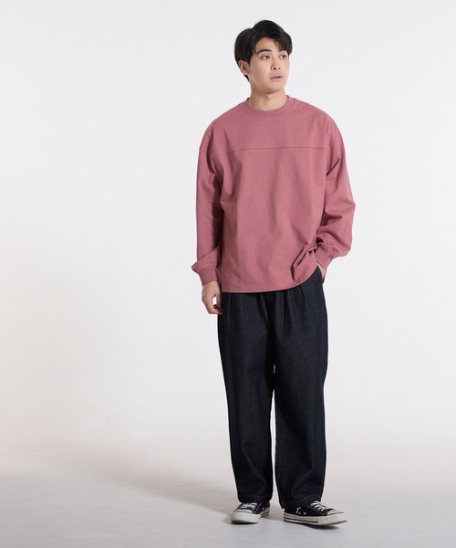 coca（コカ） tシャツ ヘビーウェイトフットボールロンT |ユニセックス