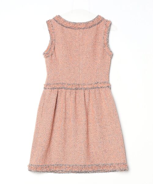 「Rene」 レースノースリーブワンピース 34 ピンク レディース_画像2