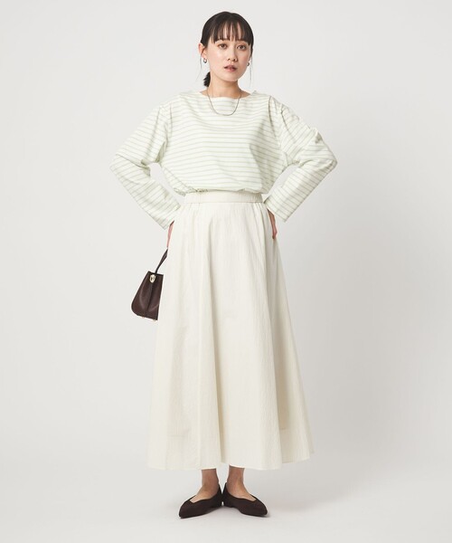 ザニューハウス ロングスリーブ カットソー ボーダー コットン100% green label relaxing（グリーンレーベルリラクシング） tシャツ