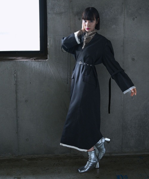 HARE（ハレ） 長袖ワンピース FREE グレー レディース : ZOZOTOWN  