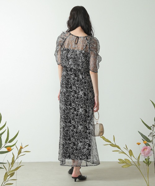 「Kana」 「le'rure」コンビワンピース M ブラック レディース_画像8