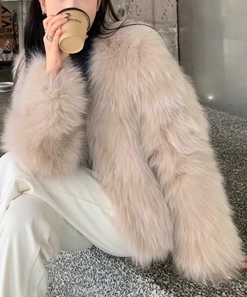 「gossip！ロサンゼルス」 ジャケット FREE ベージュ レディース_画像3