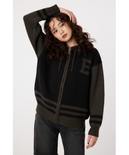 「RODEO CROWNS WIDE BOWL」 ニットカーディガン FREE ブラウン系その他 レディース_画像2