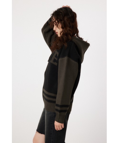 「RODEO CROWNS WIDE BOWL」 ニットカーディガン FREE ブラウン系その他 レディース_画像3