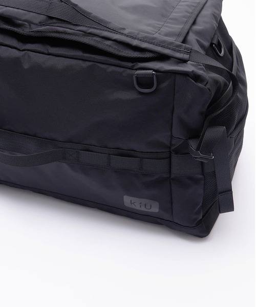 KiU（キウ） ボストンバッグ 3WAY 大容量トラベルダッフルバッグ