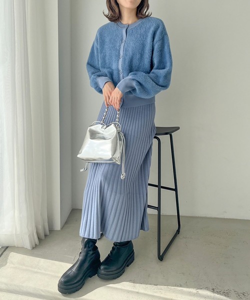 「LOWRYS FARM」 セットアップ FREE グレー レディース_画像8