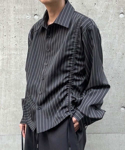 「MandO（Auntie Rosa）」 長袖シャツ MEDIUM ブラック系その他 メンズ_画像8