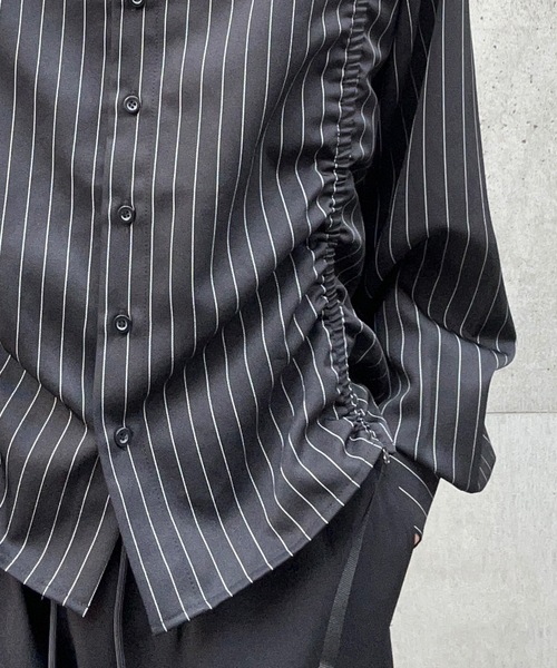 「MandO（Auntie Rosa）」 長袖シャツ MEDIUM ブラック系その他 メンズ_画像9