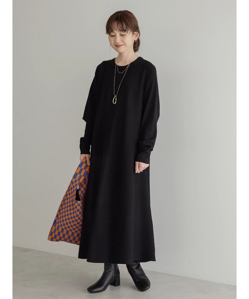 「AMERICAN HOLIC」 ニットワンピース M グレー レディース_画像5