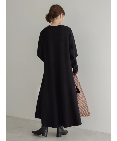 「AMERICAN HOLIC」 ニットワンピース M グレー レディース_画像6