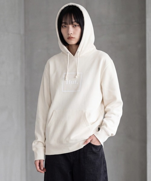 パーカー 「T17」「HUF/ハフ」ESSENTIALS BOX LOGO P/O HOODIE メンズ レディース