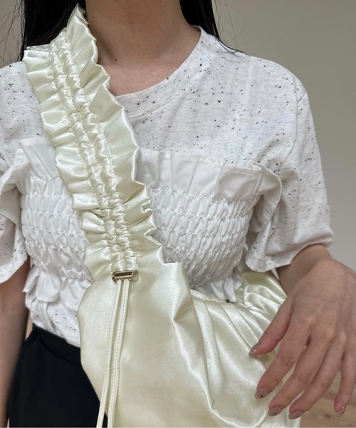 「lawgy」 ショルダーバッグ FREE ホワイト レディース_画像9