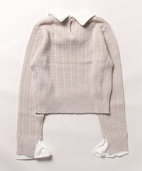 「dazzlin」 長袖ニット FREE グレー レディース_画像2