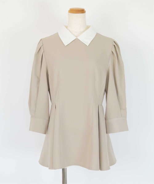 「ur's」 長袖カットソー S ブルー系その他 レディース_画像2