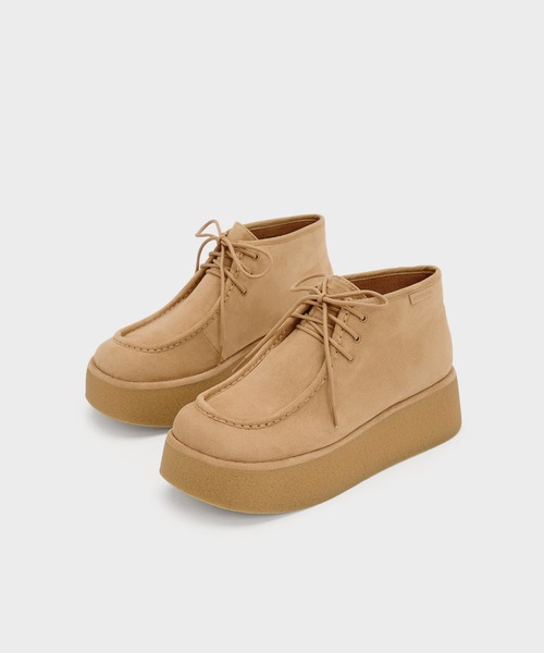 「CHARLES & KEITH」 シューズ 24.5cm サンドベージュ レディース_画像6