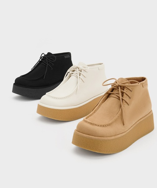 「CHARLES & KEITH」 シューズ 24.5cm サンドベージュ レディース_画像8