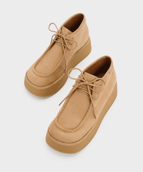 「CHARLES & KEITH」 シューズ 24.5cm サンドベージュ レディース_画像9