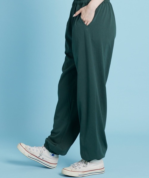 「Little sunny bite」 イージーパンツ MEDIUM ブラック レディース_画像3