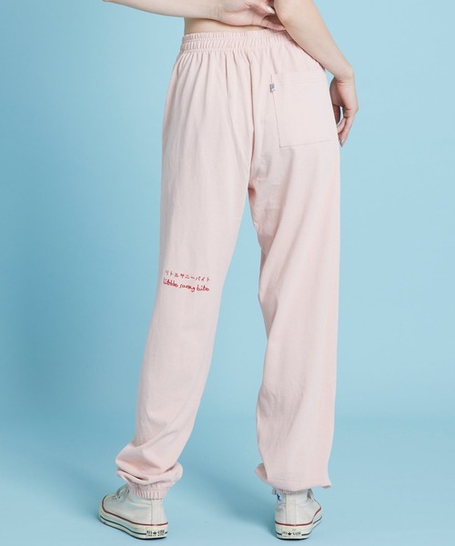 「Little sunny bite」 イージーパンツ MEDIUM ブラック レディース_画像5