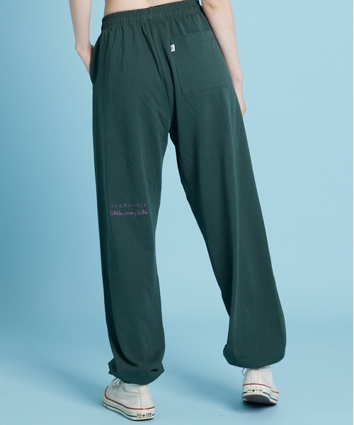 「Little sunny bite」 イージーパンツ MEDIUM ブラック レディース_画像6