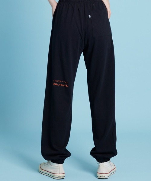 「Little sunny bite」 イージーパンツ MEDIUM ブラック レディース_画像7