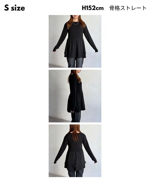 「CPCM」 長袖カットソー FREE ホワイト系その他 レディース_画像2