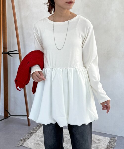 「CPCM」 長袖カットソー FREE ホワイト系その他 レディース_画像7