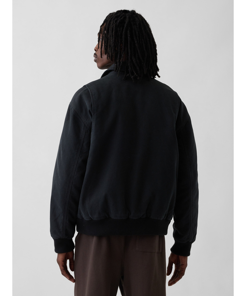 美品【XL】GAP ギャップ 日本地図 刺繍 スーベニア ボンバージャケット GAP（ギャップ） ブルゾン アウター キャンバス ボンバージャケット