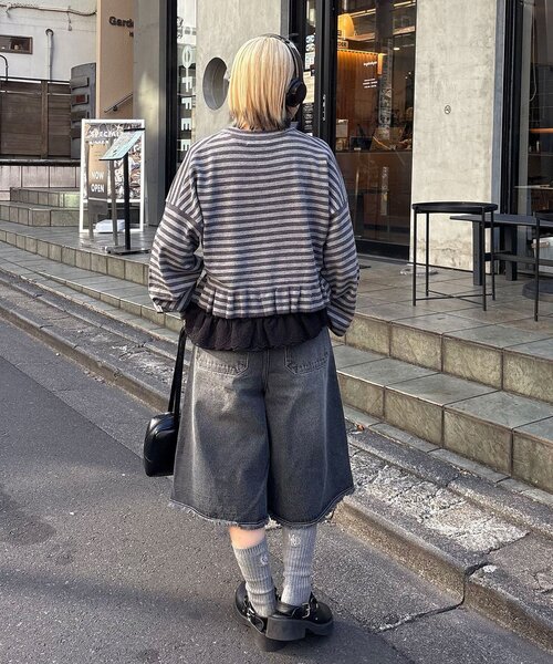 CIAOPANIC（チャオパニック） ハーフパンツ ワイドパンツ ジーンズ