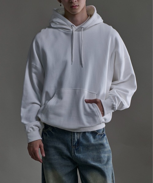 「CALIFORNIA OUTFITTERS」 プルオーバーパーカー X-LARGE ヘザーグレー メンズ_画像5