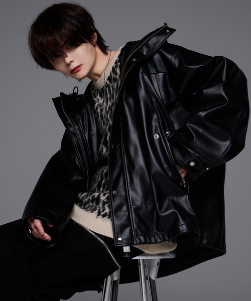 「ADRER」 マウンテンパーカー SMALL ブラック メンズ_画像2