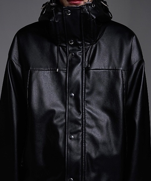 「ADRER」 マウンテンパーカー SMALL ブラック メンズ_画像6