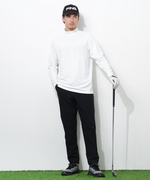 PING（ピン） tシャツ 「PING APPAREL」パネルジャカード長袖