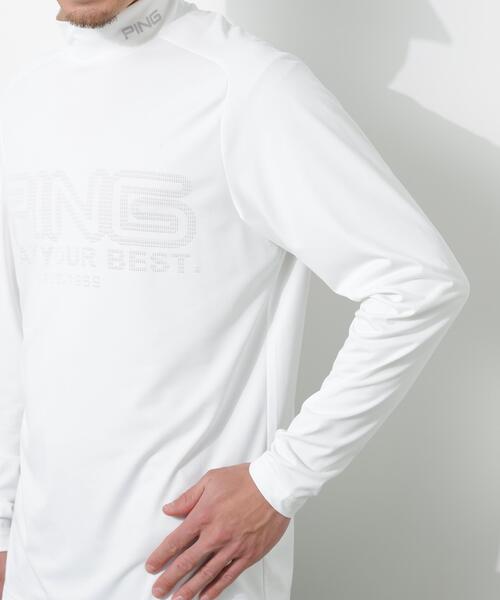 PING（ピン） tシャツ 「PING APPAREL」パネルジャカード長袖