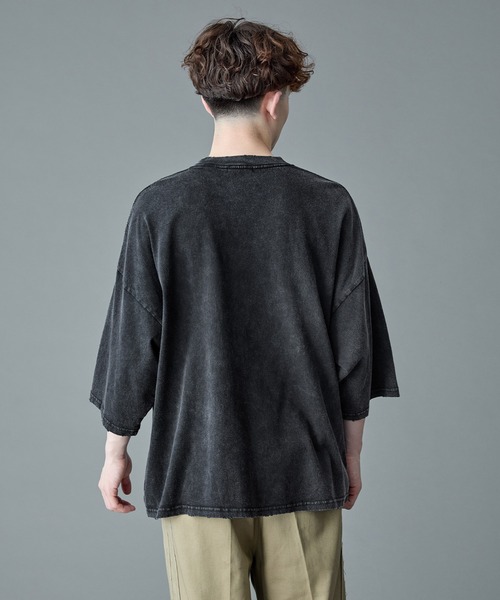 「RUUBON」 半袖Tシャツ S チャコールグレー メンズ_画像8