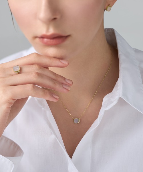 4℃（ヨンドシー） ピアス 「The Tidal」K10イエローゴールド ピアス