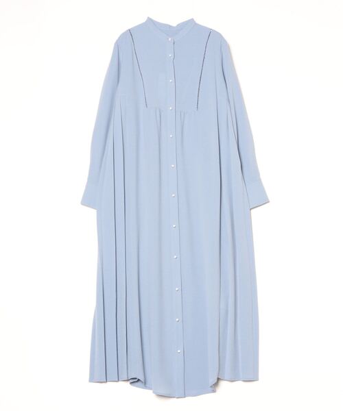 「SHIPS」 長袖ワンピース MEDIUM スカイブルー レディースの画像