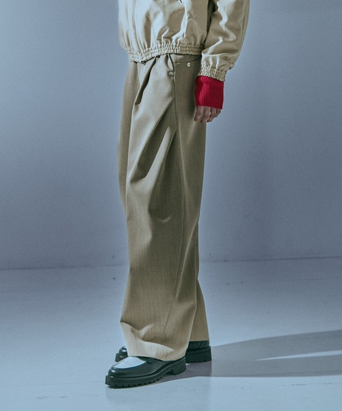 その他 ching CONZ スラックス curve leg trousers メンズ : ZOZOTOWN Yahoo!店