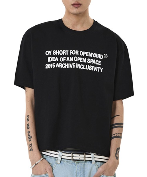 OY（オーワイ） tシャツ 「OY/オーワイ」ARCHIVE TEXT CROP TEE