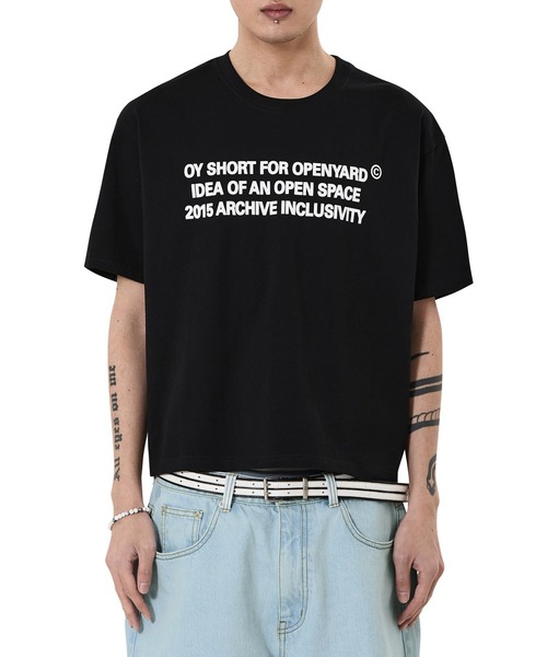 OY（オーワイ） tシャツ 「OY/オーワイ」ARCHIVE TEXT CROP TEE