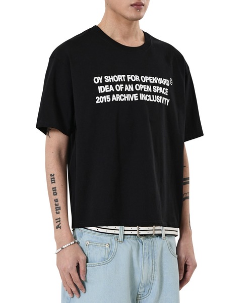 OY（オーワイ） tシャツ 「OY/オーワイ」ARCHIVE TEXT CROP TEE