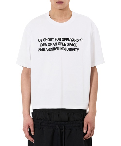 OY（オーワイ） tシャツ 「OY/オーワイ」ARCHIVE TEXT CROP TEE