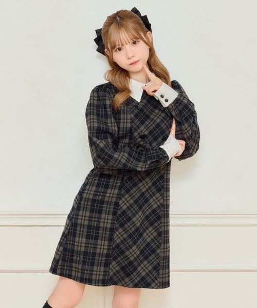 「apres jour」 シャツワンピース フリー ブラック系その他 レディース_画像2