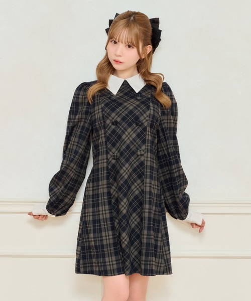 「apres jour」 シャツワンピース フリー ブラック系その他 レディース_画像3
