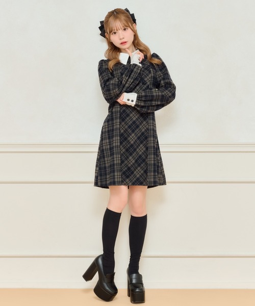 「apres jour」 シャツワンピース フリー ブラック系その他 レディース_画像5