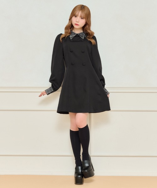 「apres jour」 シャツワンピース フリー ブラック系その他 レディース_画像8