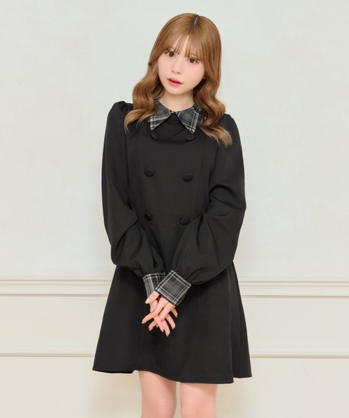 「apres jour」 シャツワンピース フリー ブラック系その他 レディース_画像9