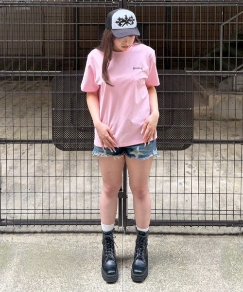 tシャツ A'GEM/9 × .kom 「SUPPLIER/サプライヤー」 Cross Tee/クロスTシャツ メンズ レディースの画像